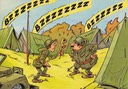 Post-WW2 military cartoons